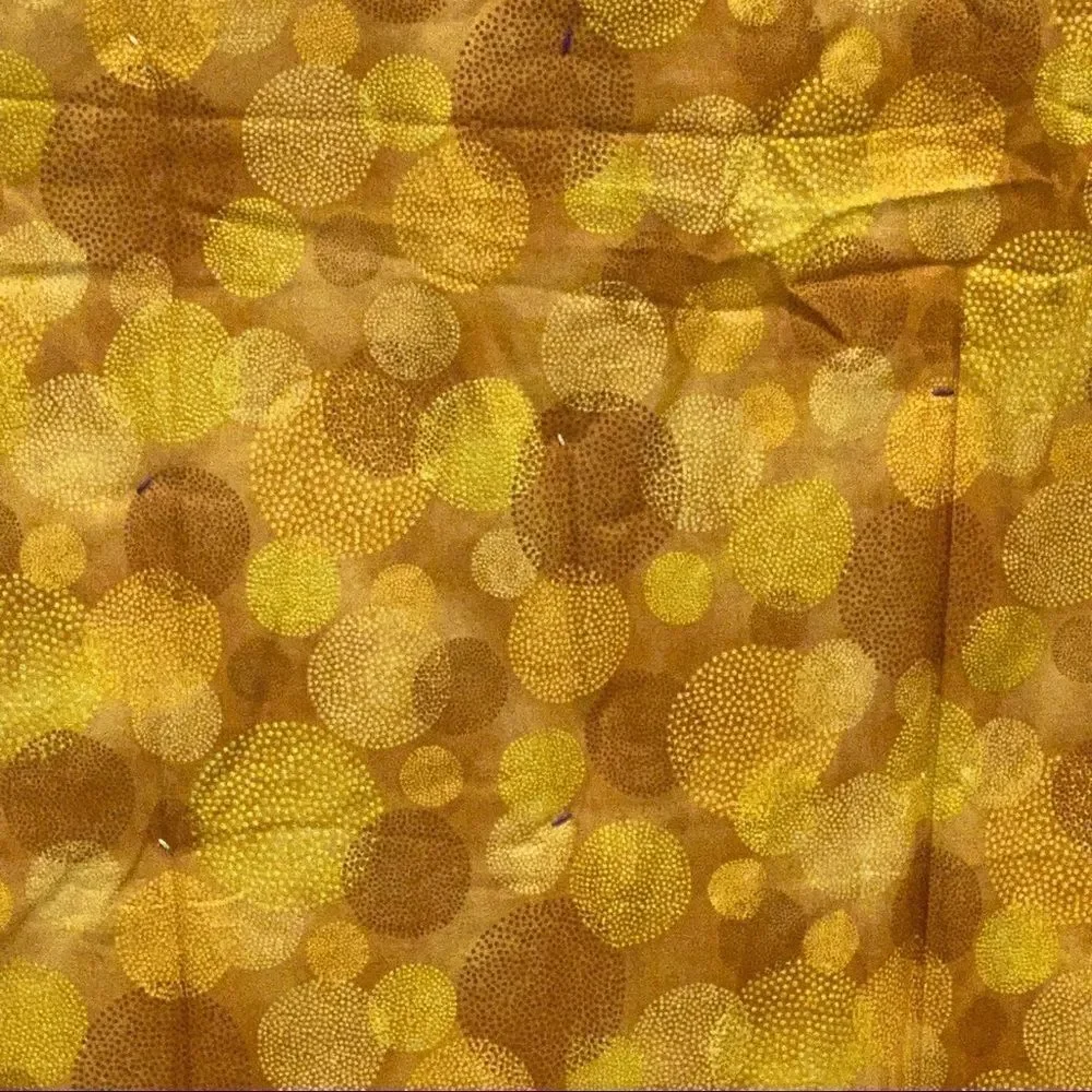 Handmade NWT turtle themed purple and gold baby or lap quilt size 43” X 38”
